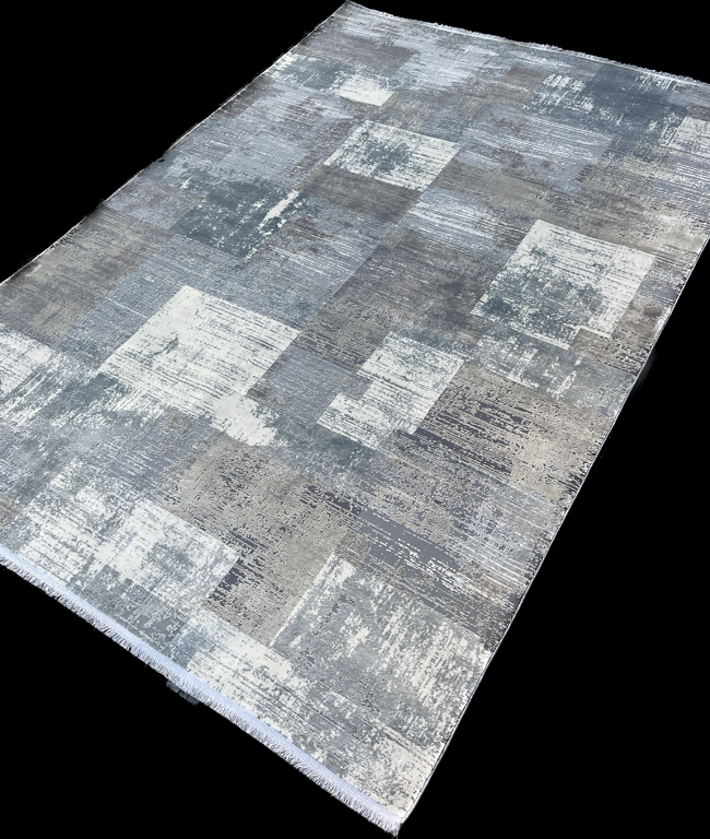 Modern carpet 230x160 Greige Geometric